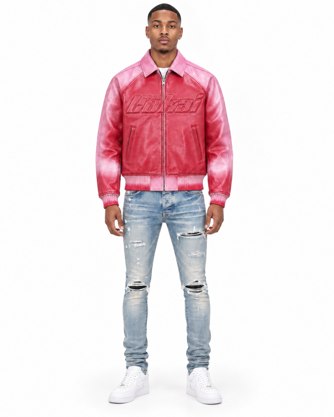 Rose Voltage Leather Jacket