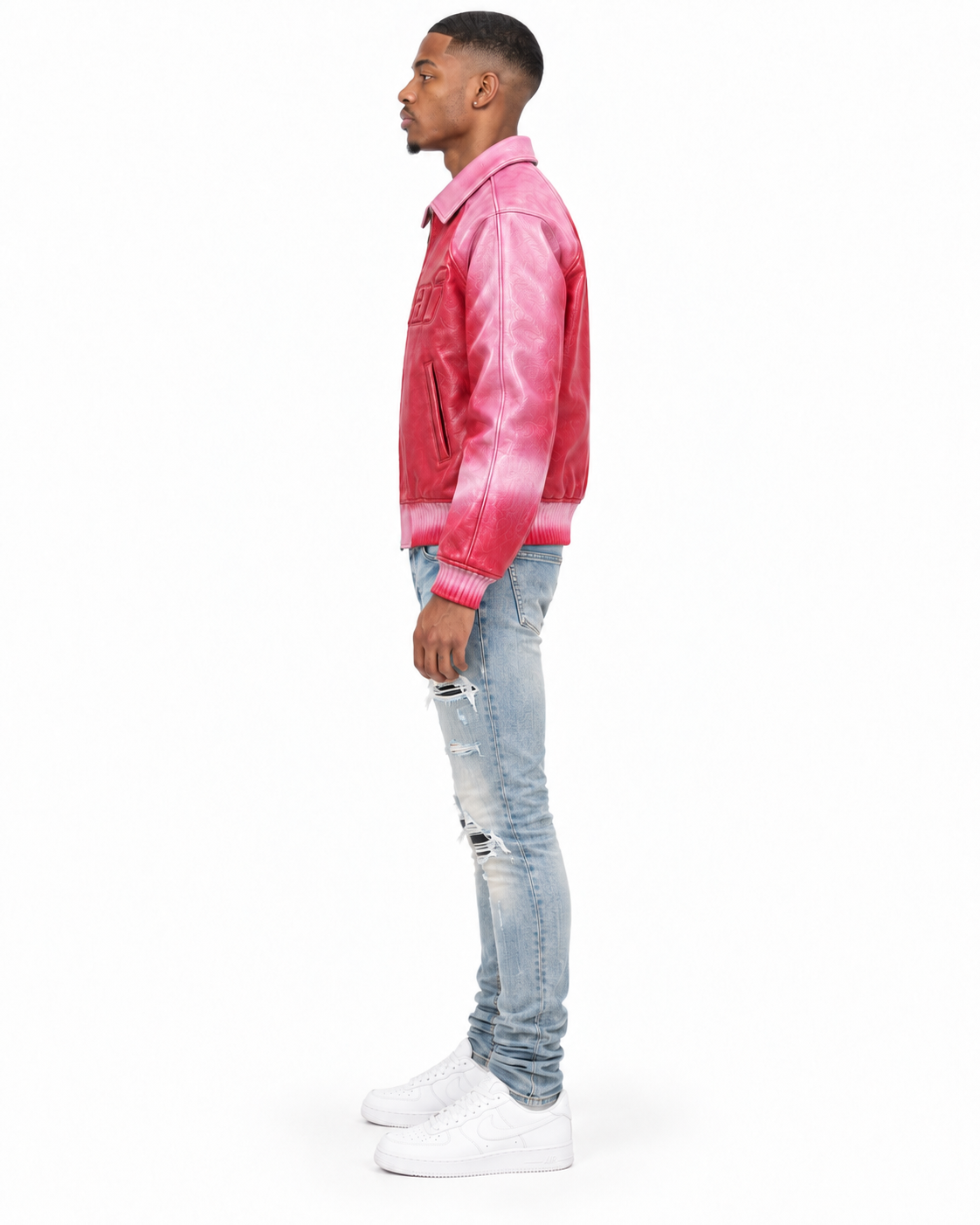 Rose Voltage Leather Jacket